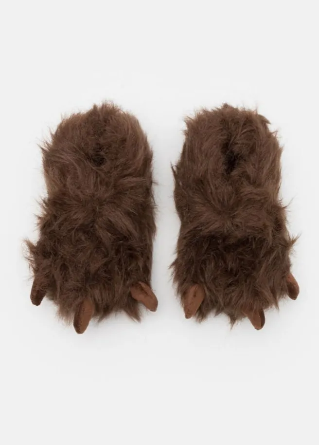 Furry Brown Claws Sloffen