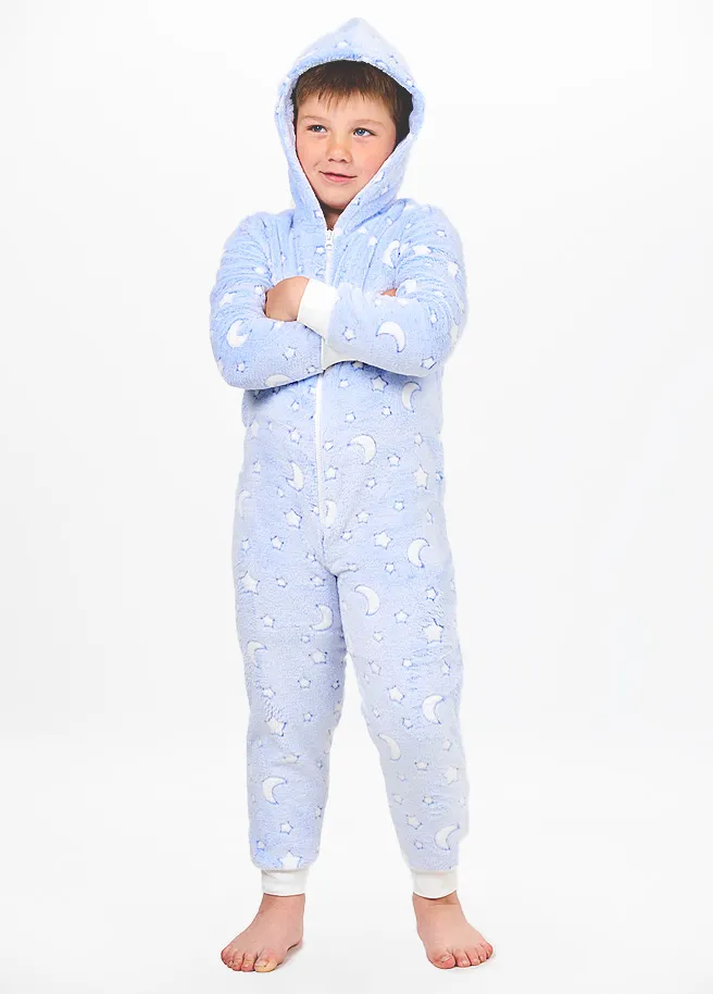 Blue Moon Star Onesie Kids