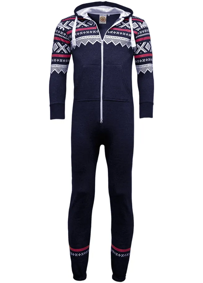Dark Navy Aztecprint Onesie