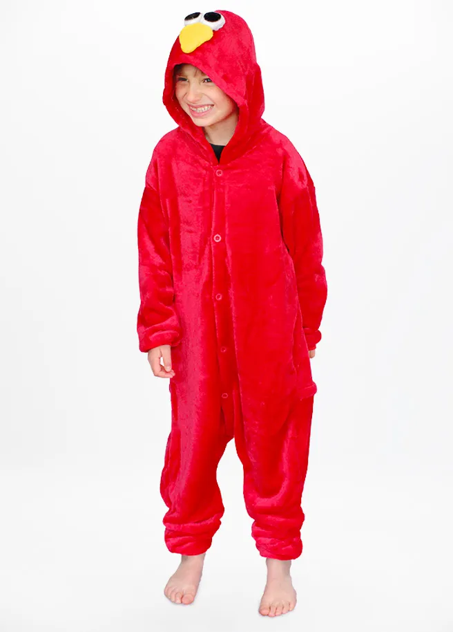 Red Monster Onesie Kids