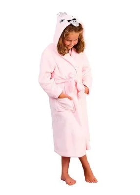 Roze Zwaan Badjas Kids