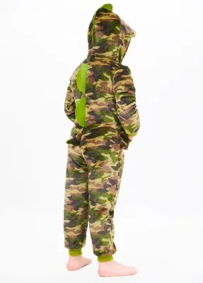 Kids Camo Lizard Onesie