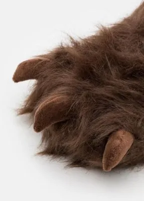 Furry Brown Claws Sloffen