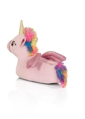 Pink Unicorn Sloffen Kids