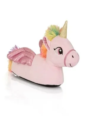 Pink Unicorn Sloffen Kids