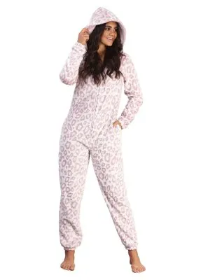 Onesie Roze luipaardprint