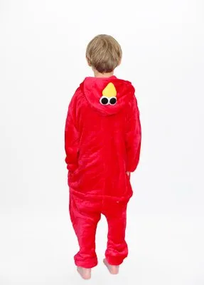Red Monster Onesie Kids