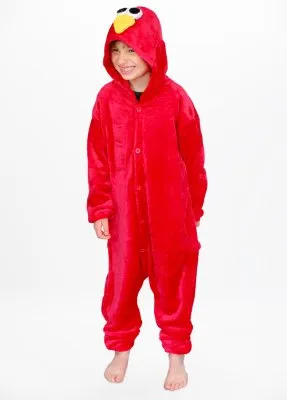 Red Monster Onesie Kids