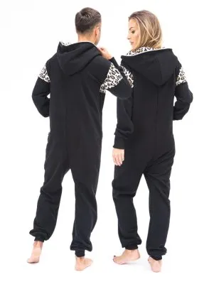 Plus Size Sofa Killer Luipaard onesie