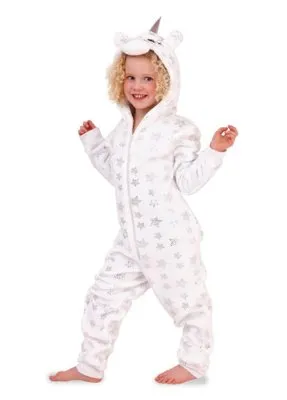 Witte Unicorn onesie